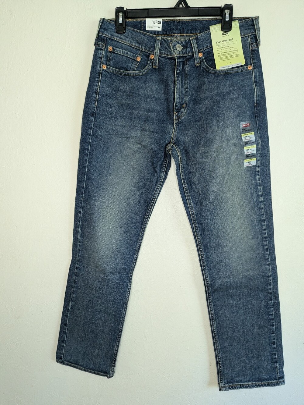 NWT Levi's 514 Straight Jeans Men's Size 32x30